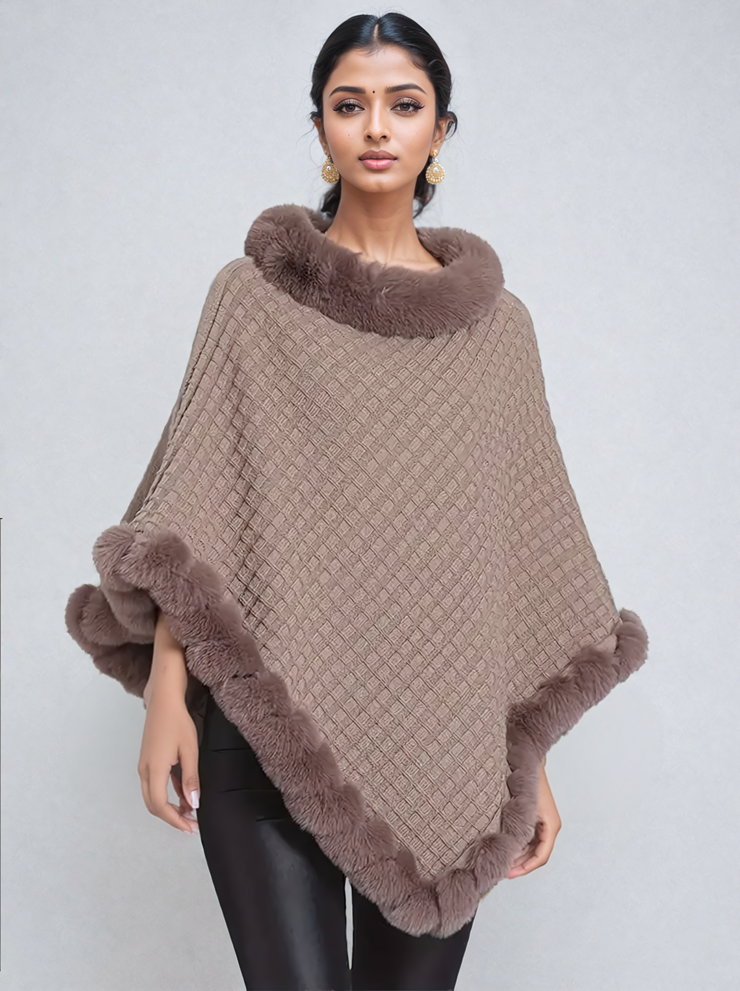 PlushWrap Pullover Taupe