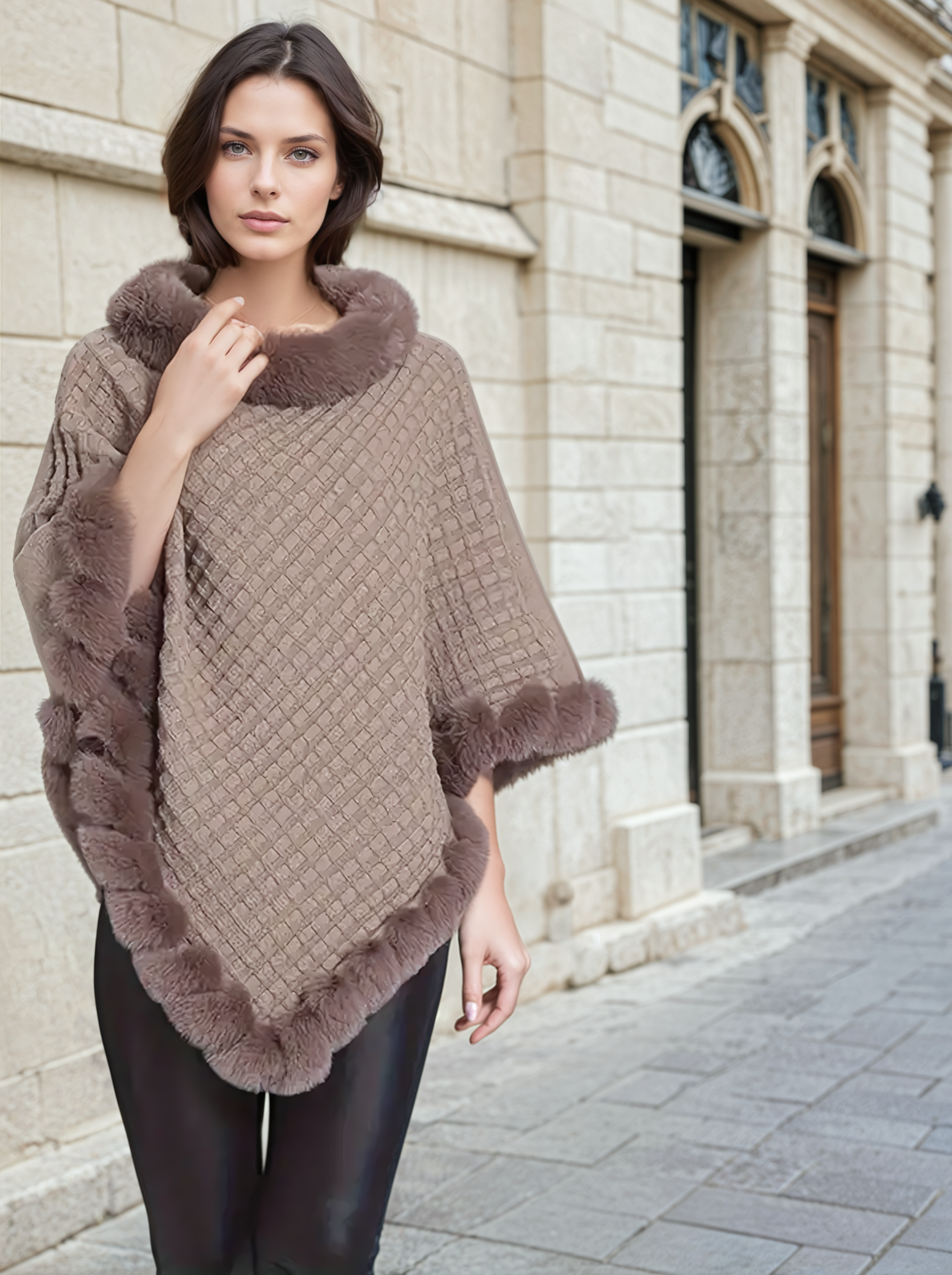 PlushWrap Pullover Taupe