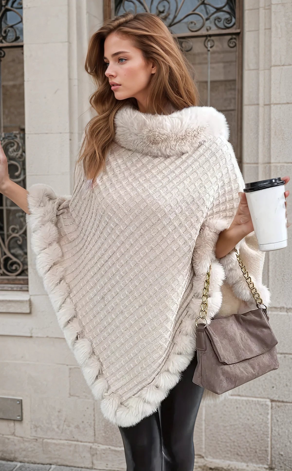 Arctic Chic Pullover Grau