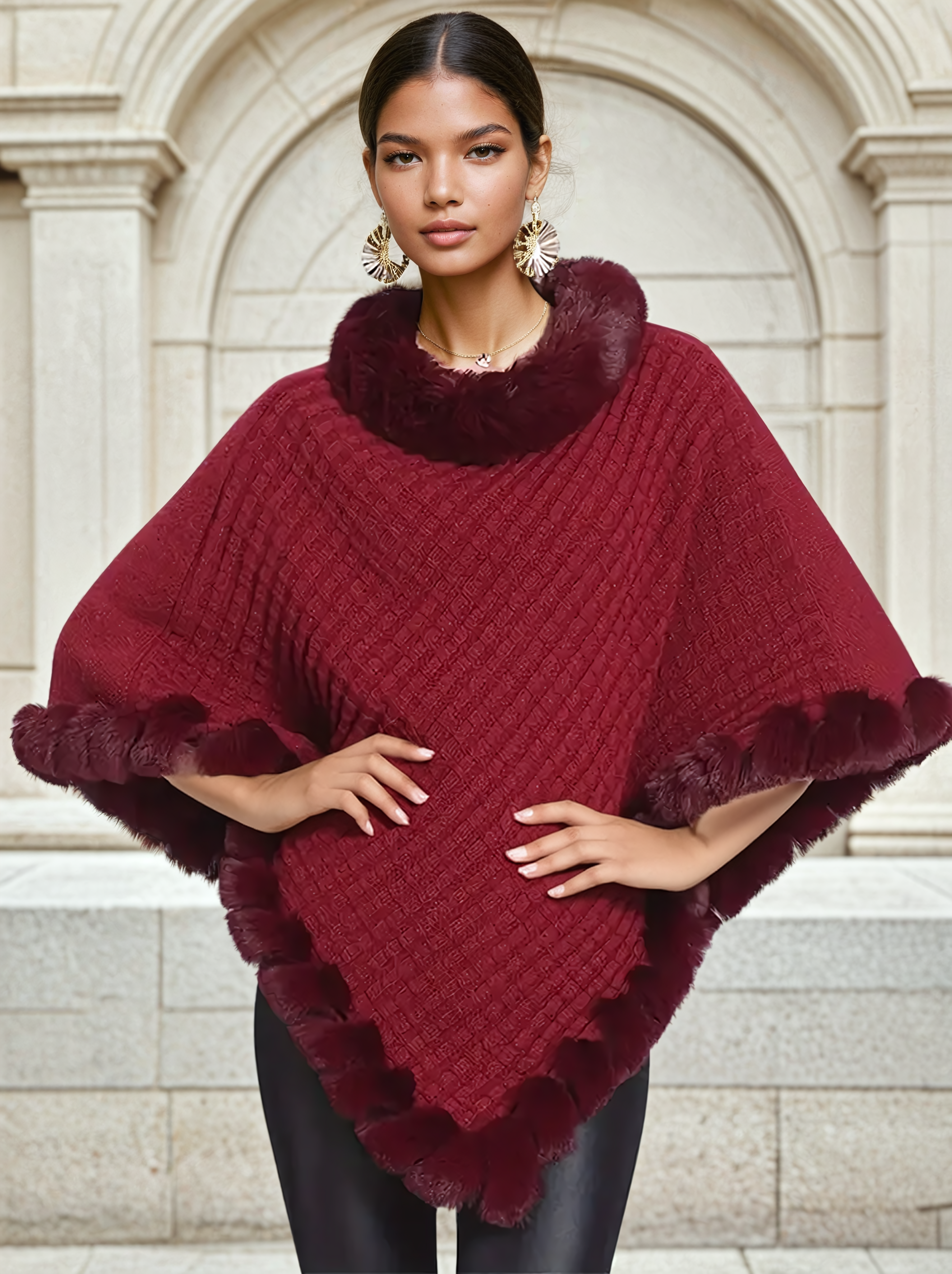 FurLuxe Pullover Burgundy