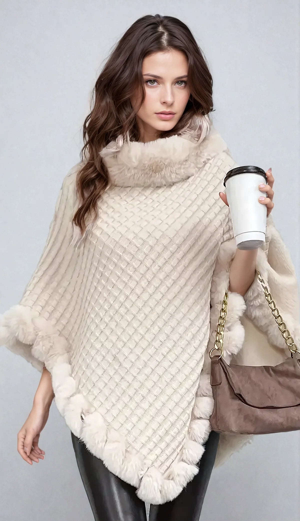 Arctic Chic Pullover Grau