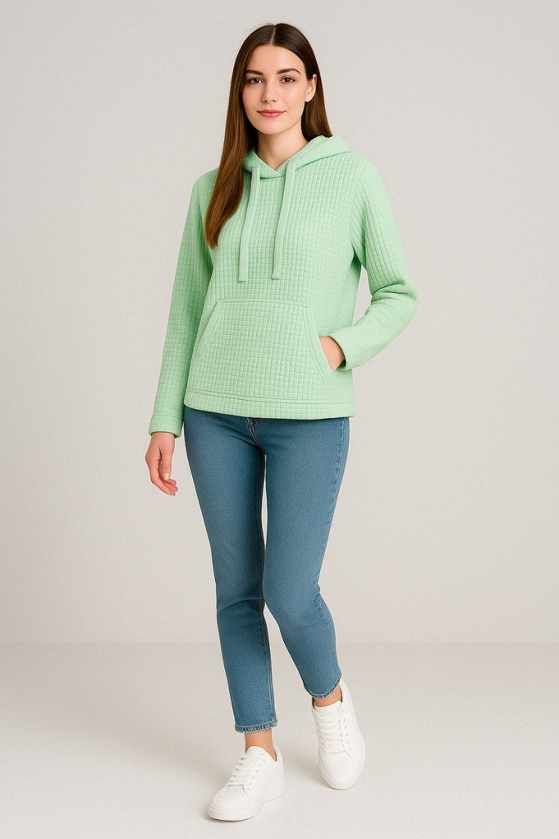 Waffle Fleece Hoodie