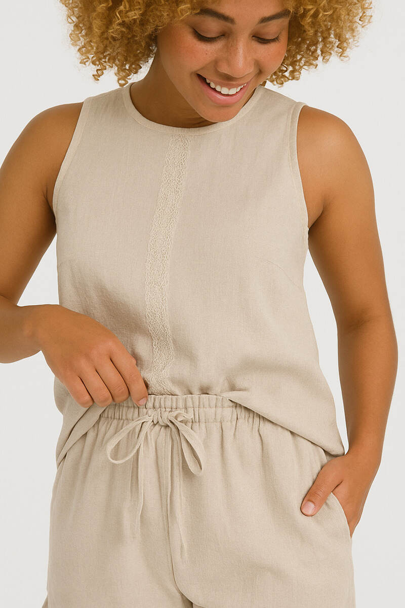 The Frill Linen Set