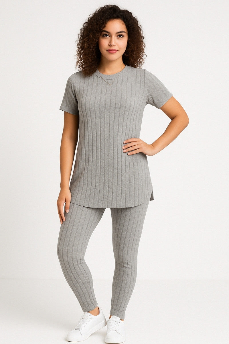 The Soft Knit Ribbed Set – 2-Piece Essential