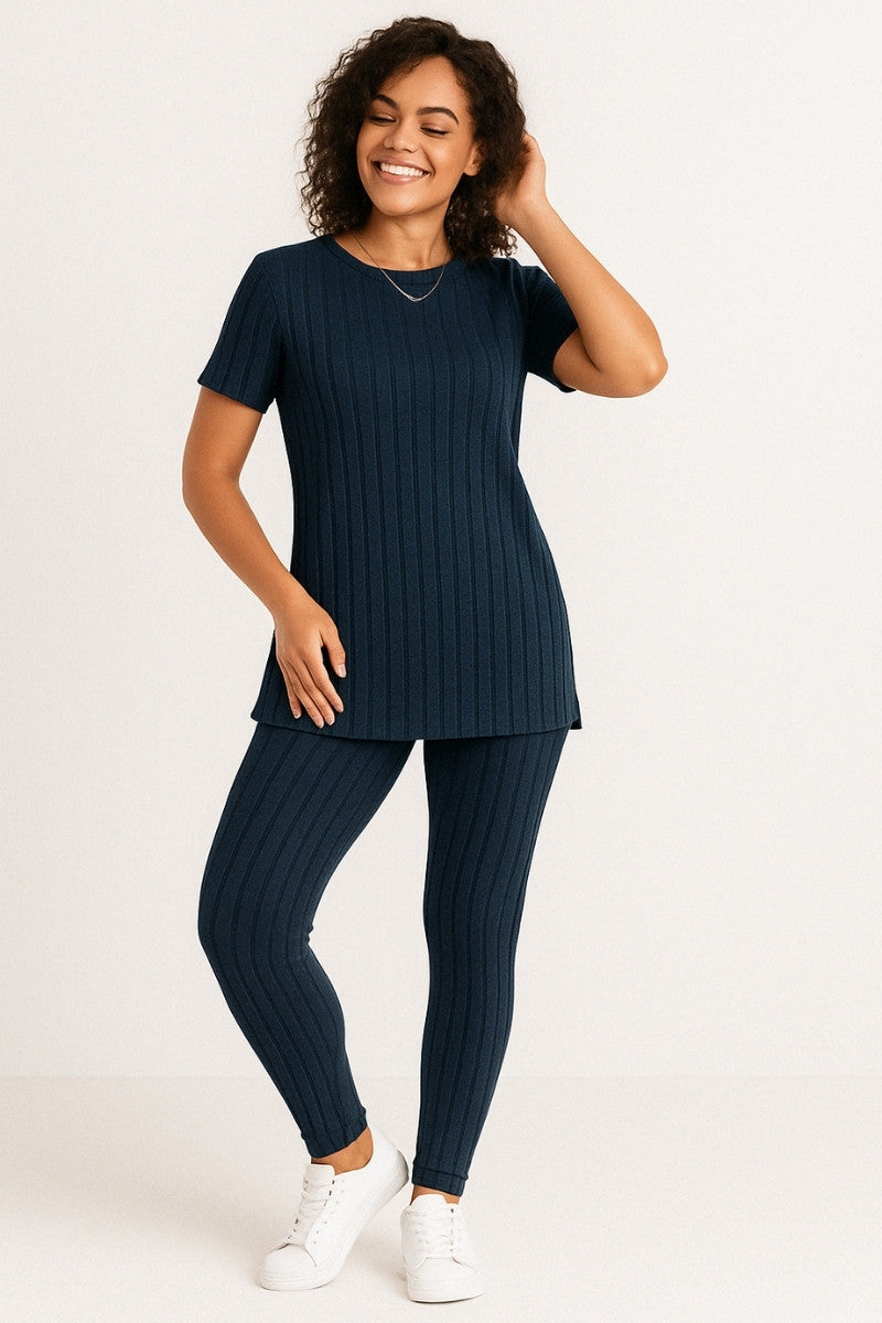 The Soft Knit Ribbed Set – 2-Piece Essential