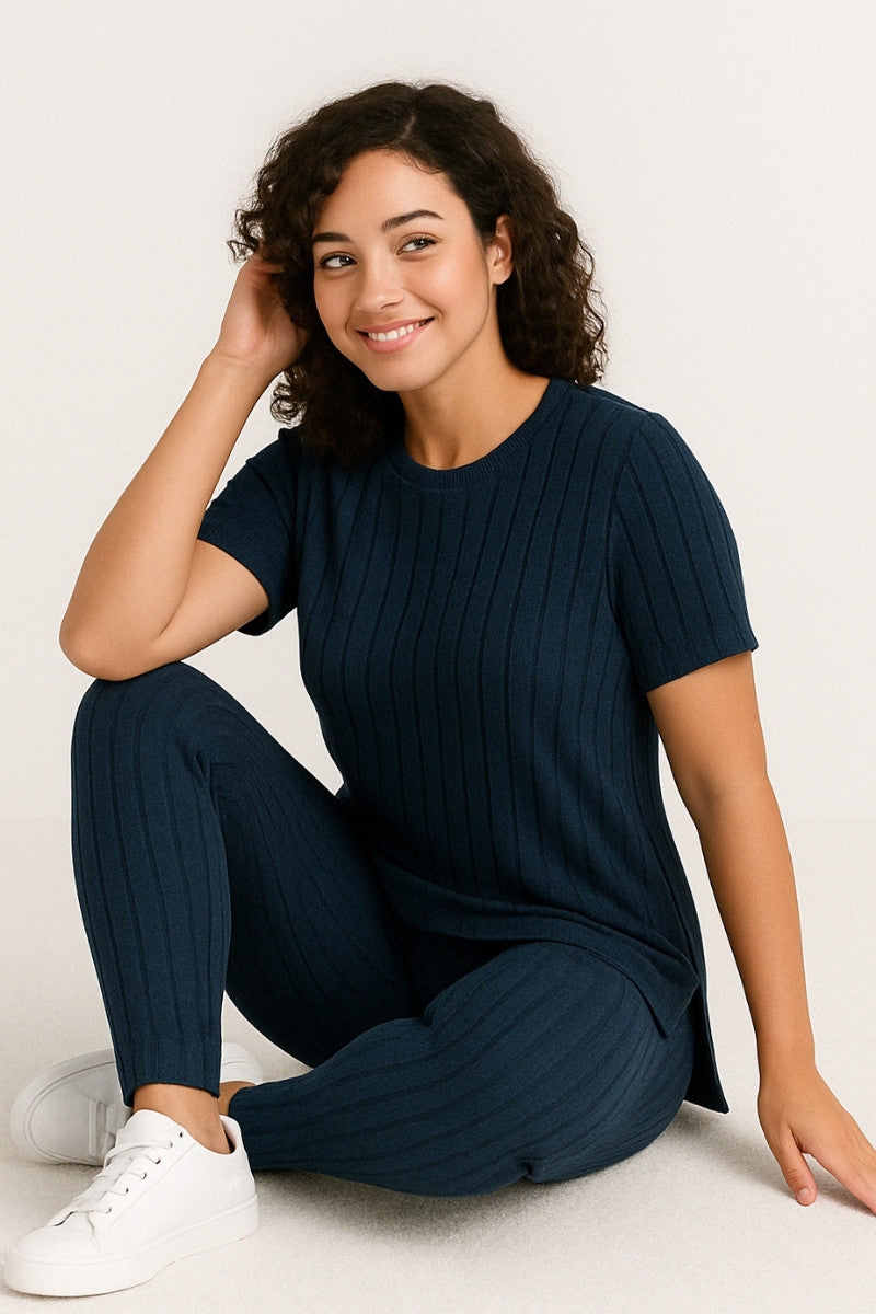 The Soft Knit Ribbed Set – 2-Piece Essential