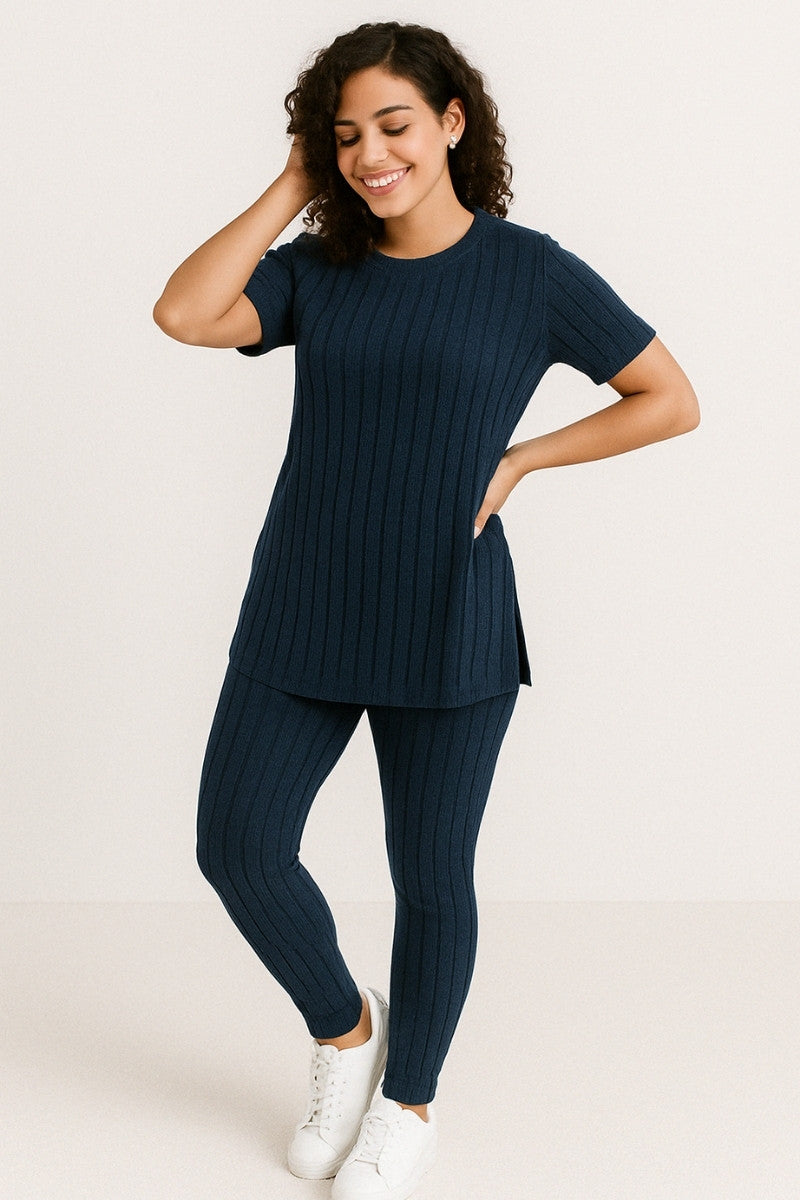 The Soft Knit Ribbed Set – 2-Piece Essential