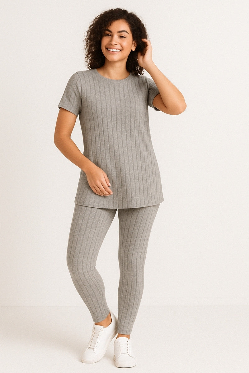 The Soft Knit Ribbed Set – 2-Piece Essential