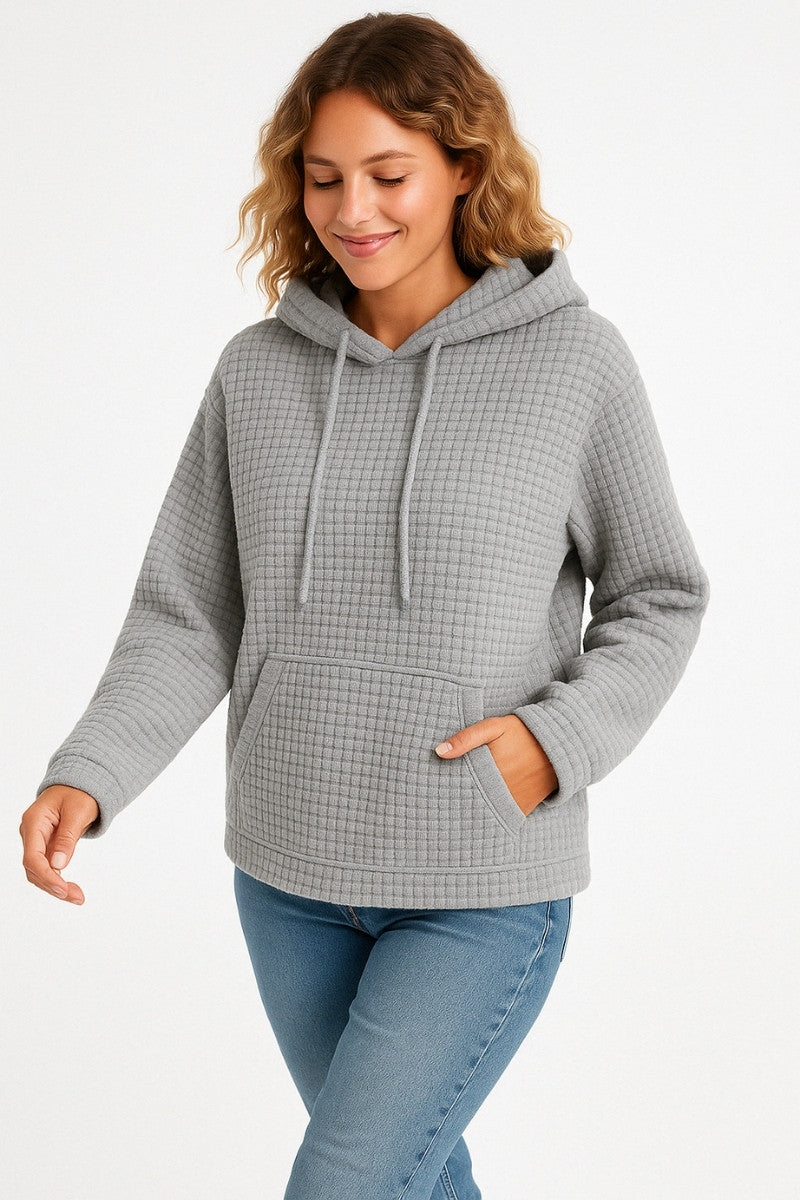 Waffle Fleece Hoodie