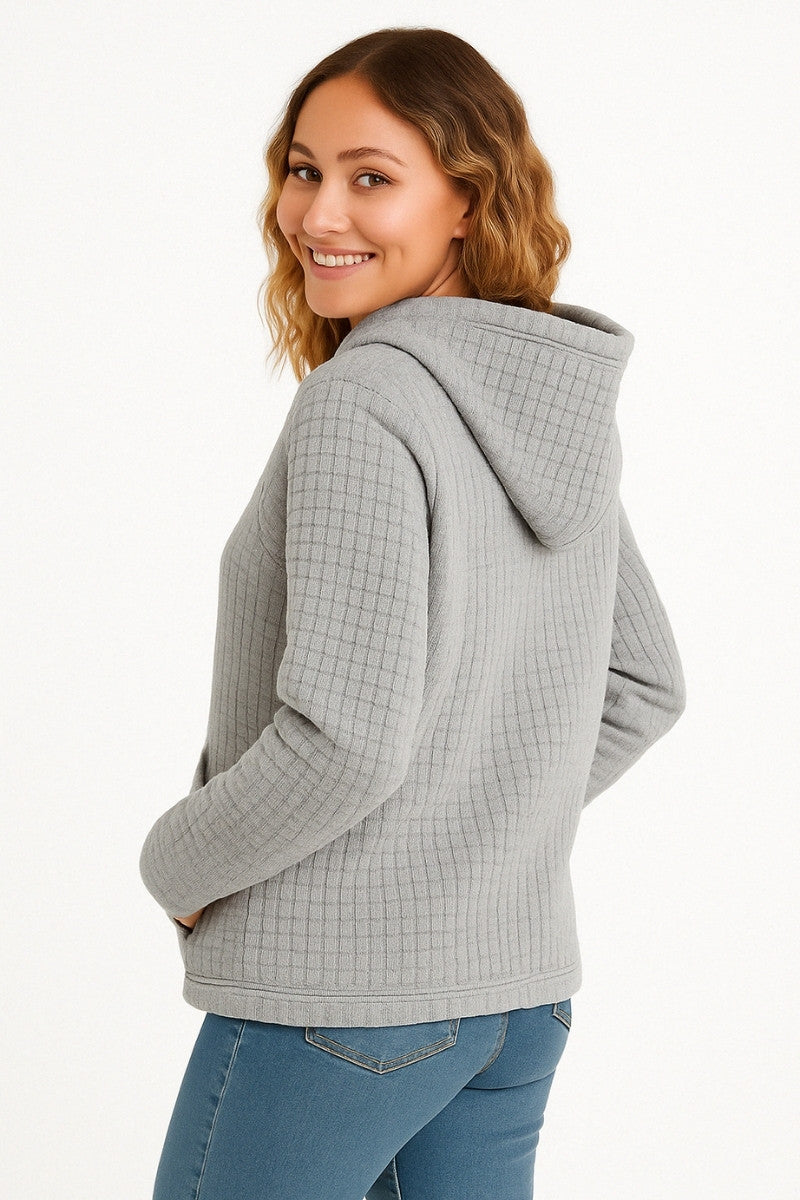 Waffle Fleece Hoodie