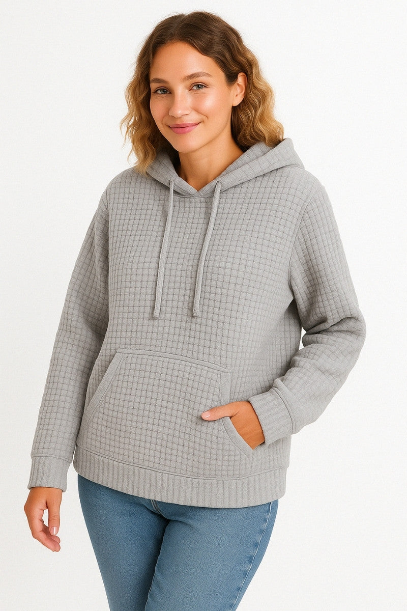 Waffle Fleece Hoodie