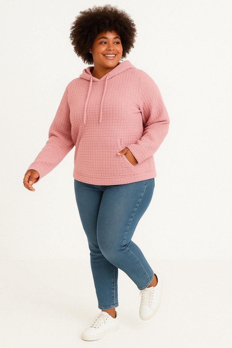 Waffle Fleece Hoodie