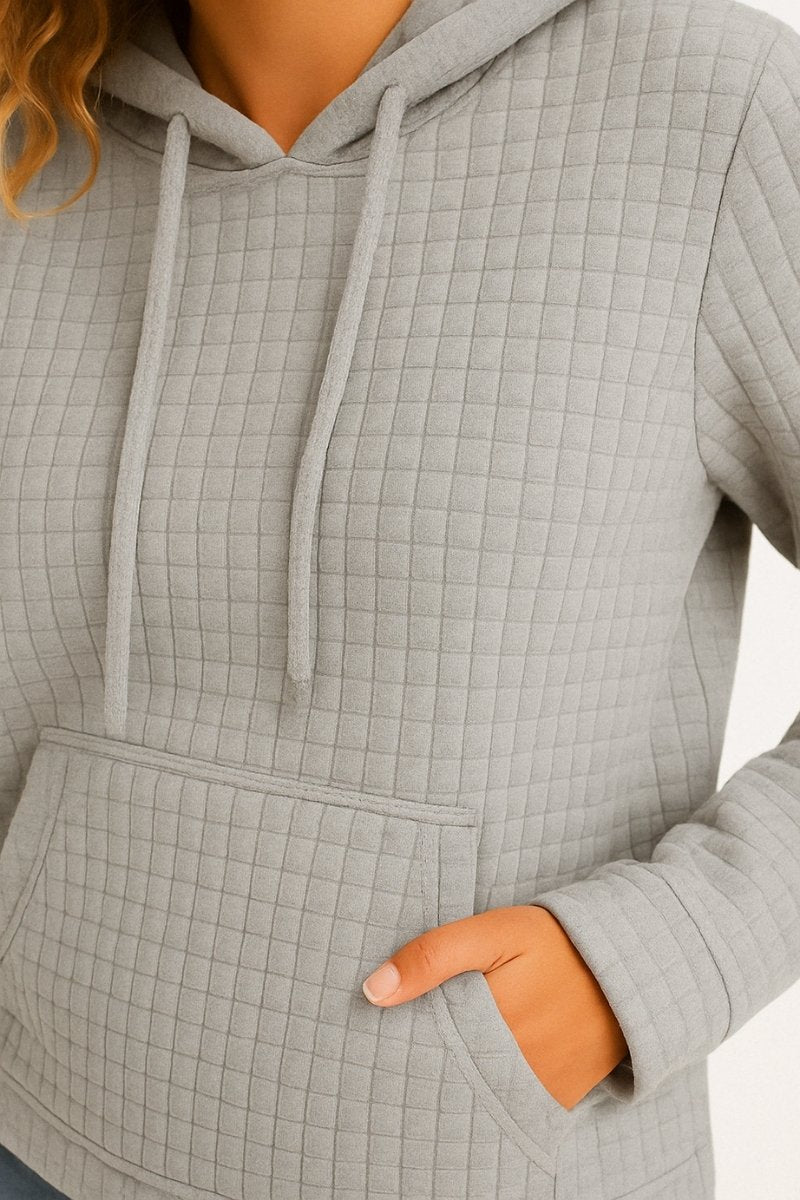 Waffle Fleece Hoodie