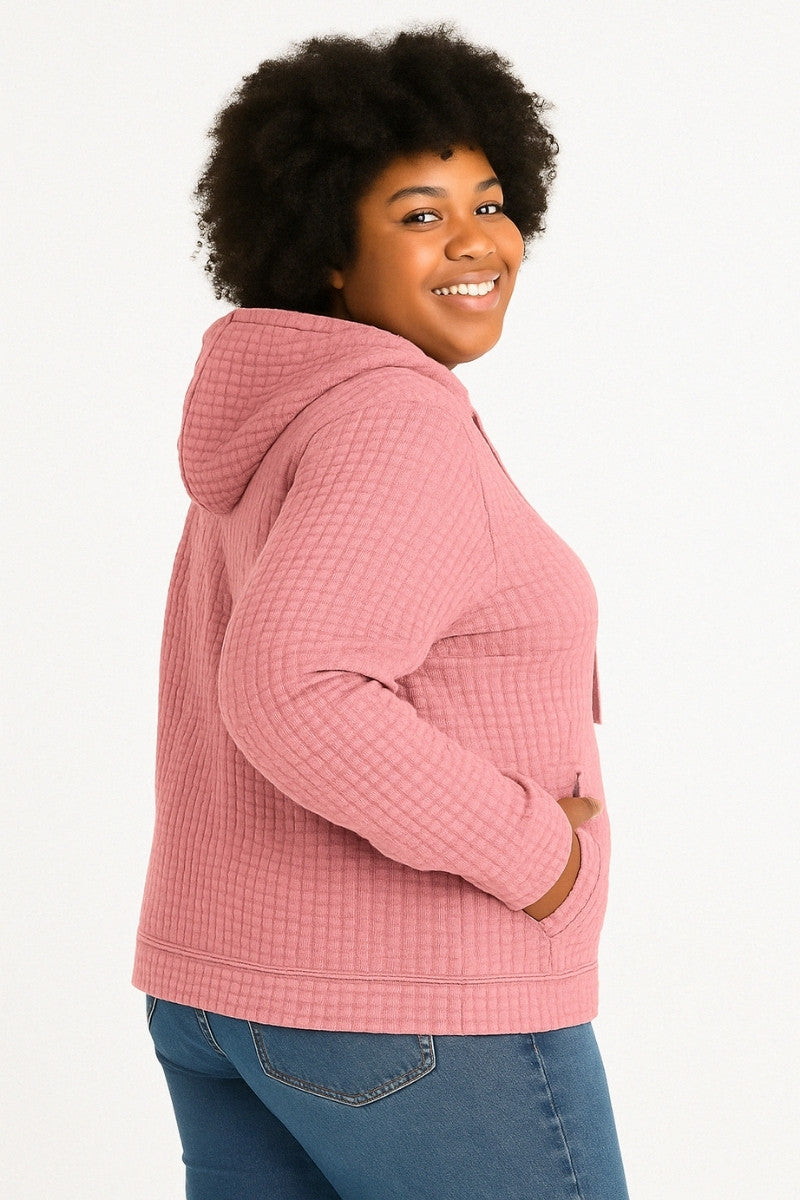 Waffle Fleece Hoodie