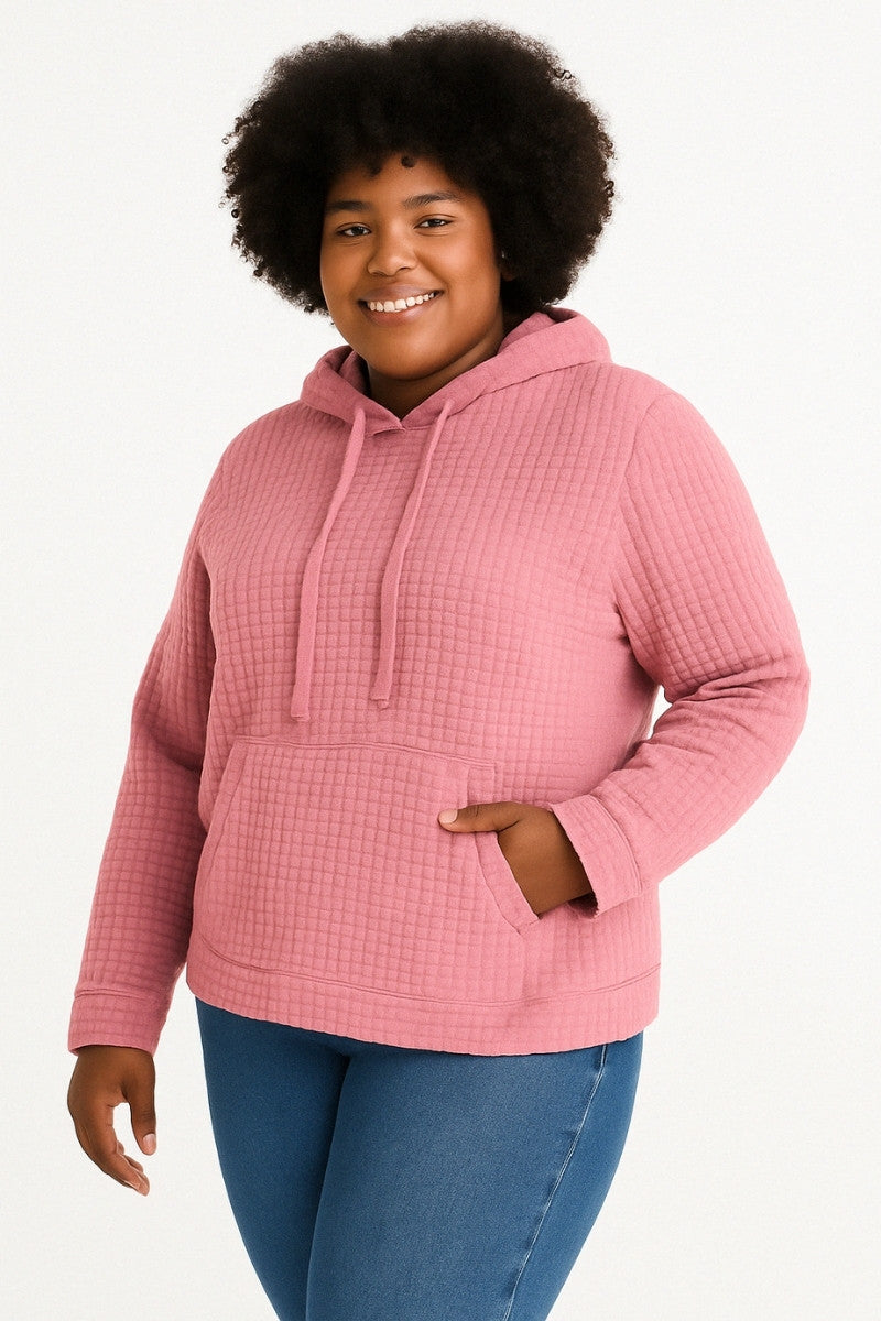Waffle Fleece Hoodie