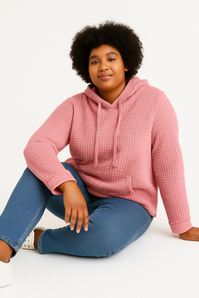 Waffle Fleece Hoodie