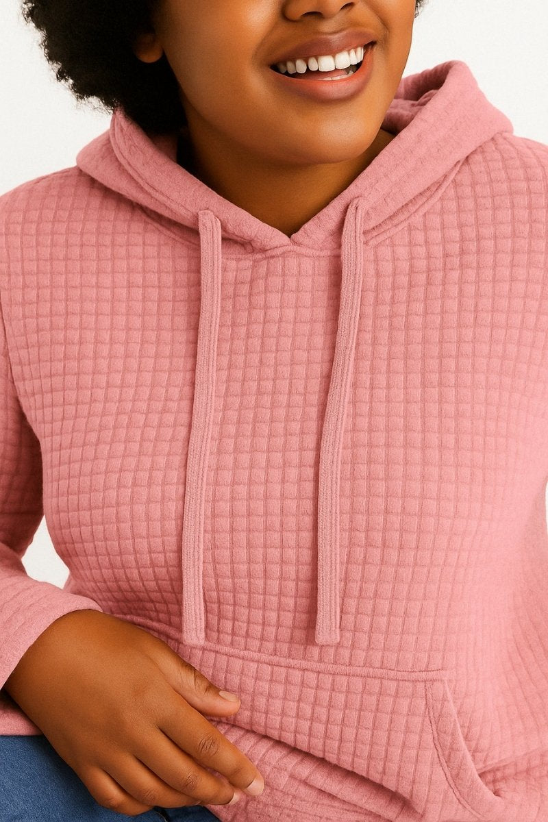 Waffle Fleece Hoodie