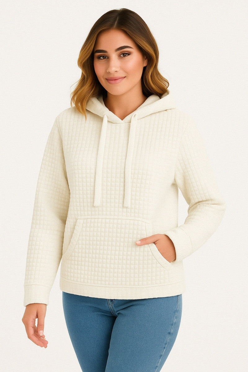 Waffle Fleece Hoodie