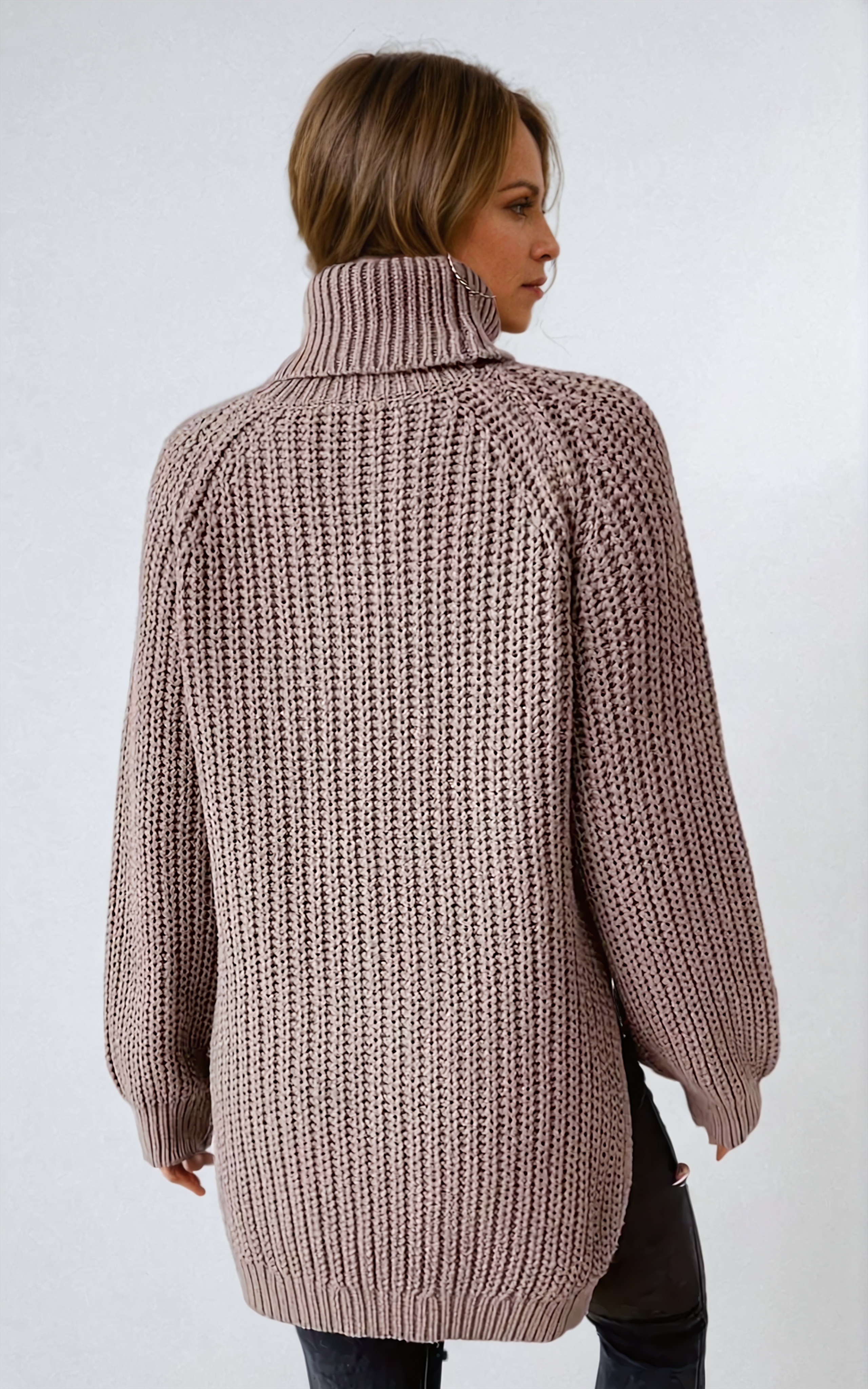 Gebreide Turtleneck Trui