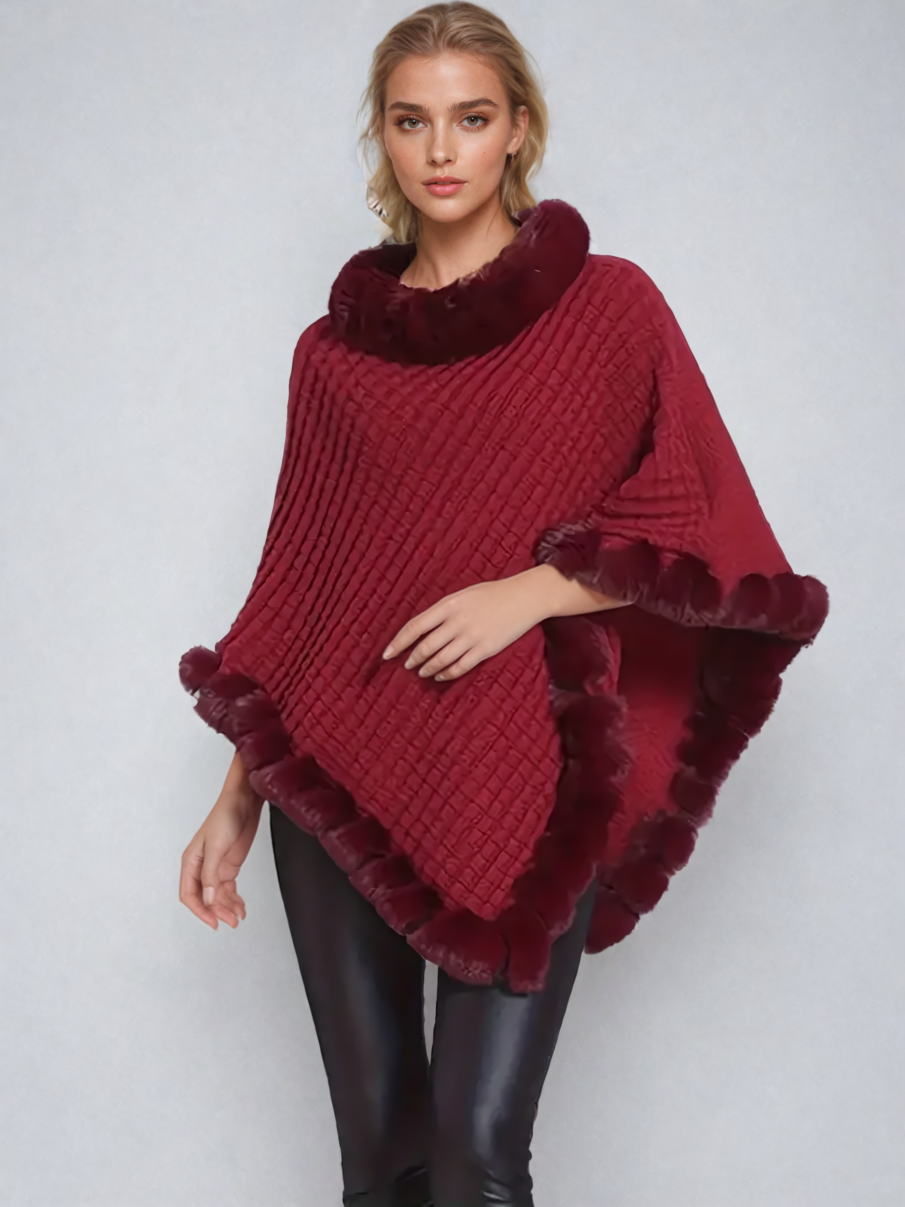 FurLuxe Pullover Burgund