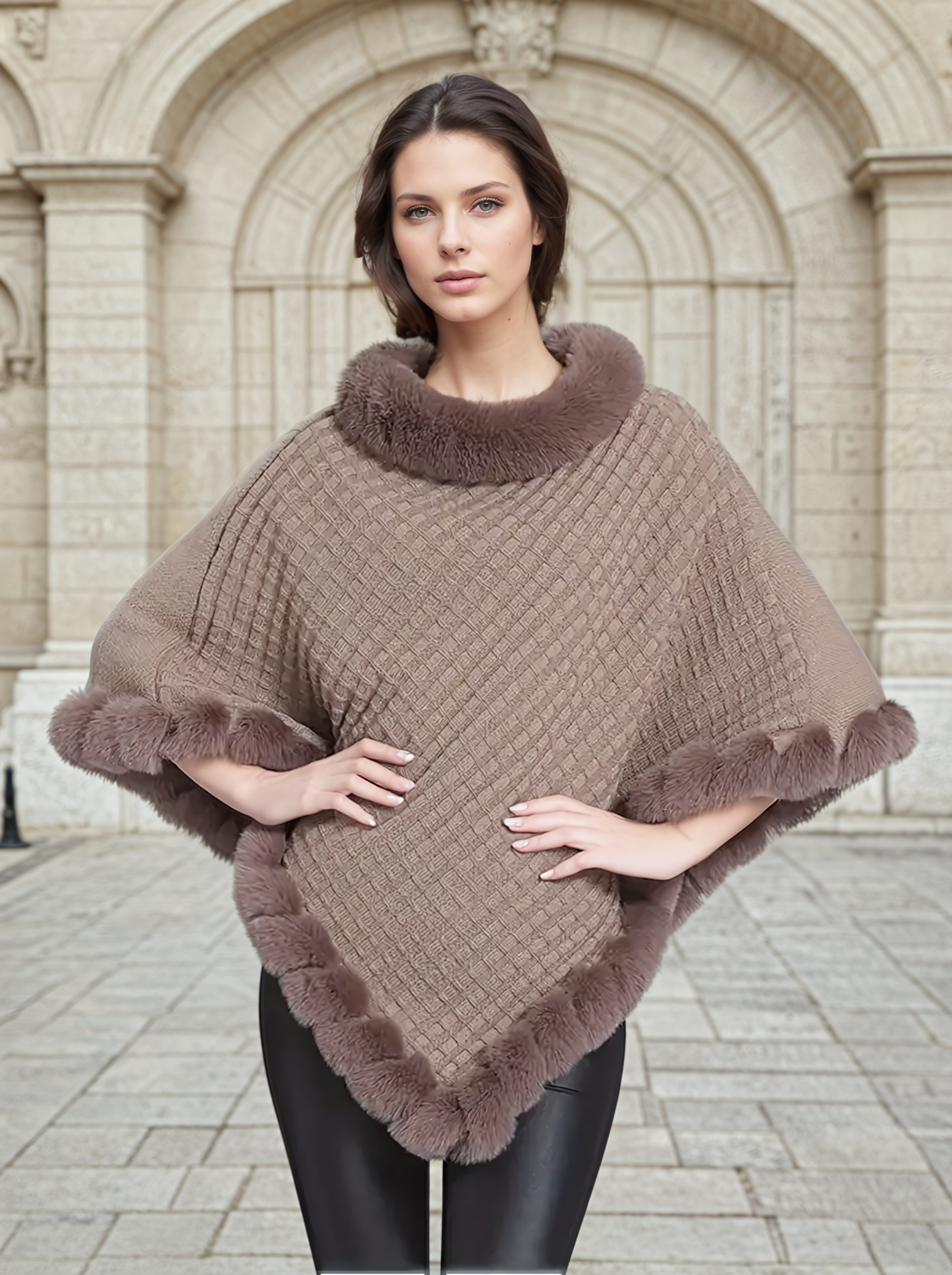 PlushWrap Pullover Taupe