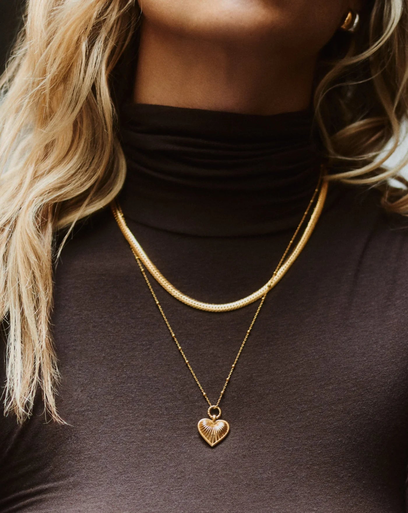 Vanmore Heart Charm Necklace